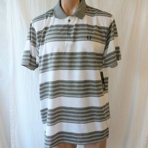 Cambridge striped classic polo shirt sz 2Xl NWT